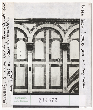 Vorschaubild Florenz: S.Maria Novella, Fassade, 1470. Arch. Alberti 